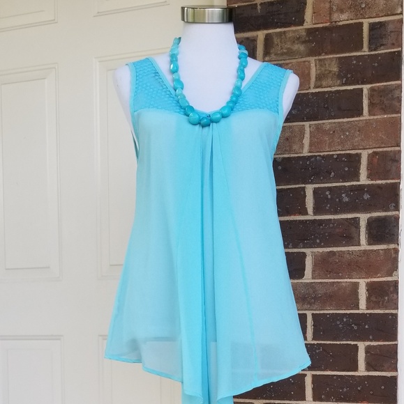 finn&clover Tops - Sheer flared top